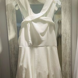 White with sparkly all over dress brand new